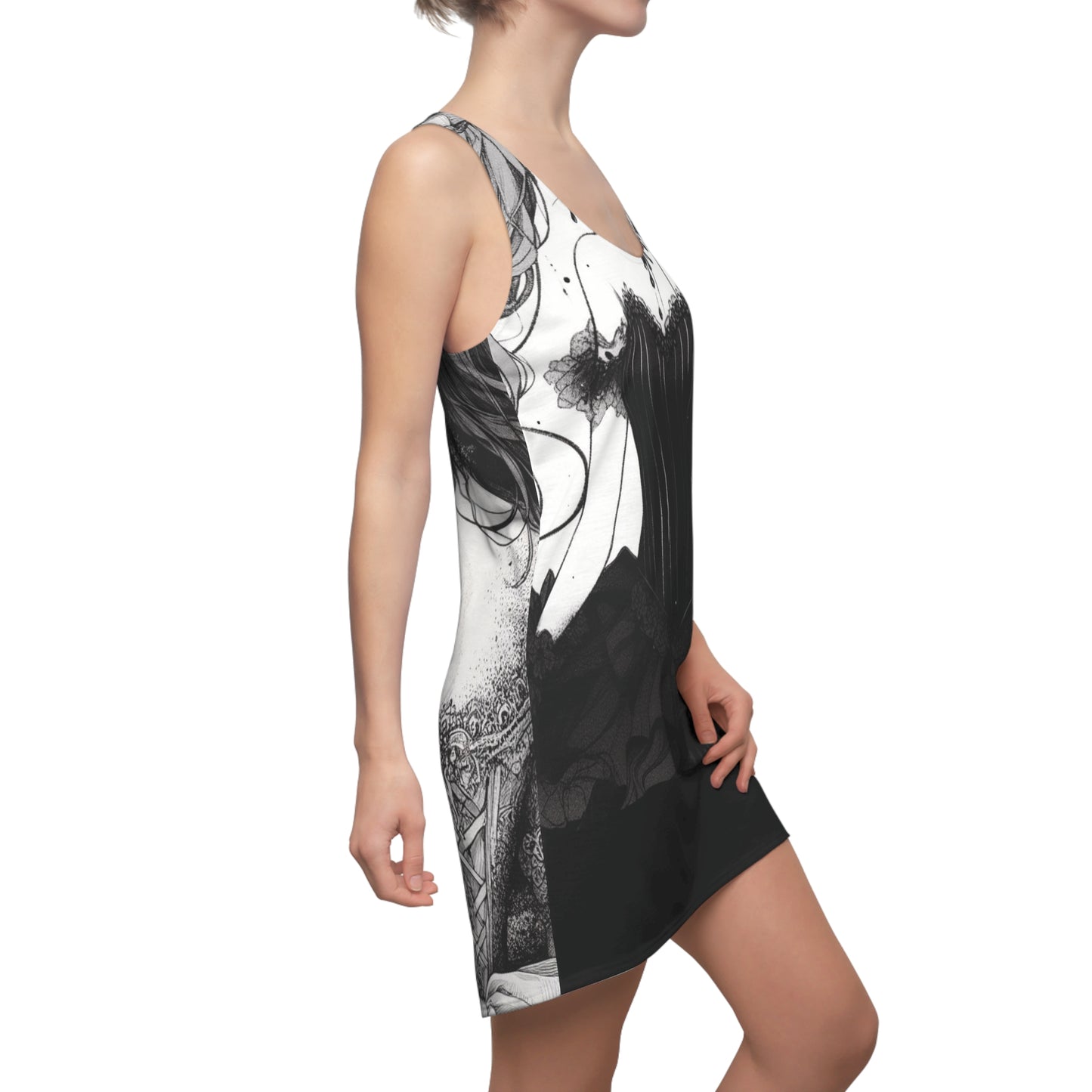 #Anime #fashion #Gothic #style #Racerback #dress #Anime #girl #design #Gothica #Clothing #Alternative #fashion #Women's #clothing #Japanese #inspired #fashion #Unique #dresses #Whimsical #fashion #Gothic #aesthetic #Anime #inspired #apparel #Women's #streetwear #Trendy #dresses #Creative #fashion