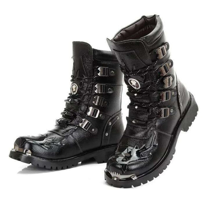 Gothic Belt Punk Boots