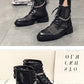 Punk Chain Gothic Ankle Boots