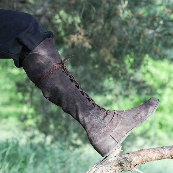 Medieval Retro Princess and Prince Cosplay Leather Boots