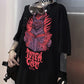 Goth Cat Y2K T-Shirt