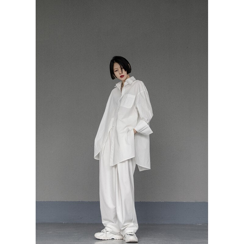 Gothic Y2K Loose Oversize Casual Shirt