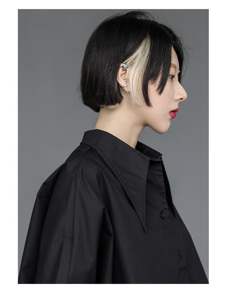 Gothic Y2K Loose Oversize Casual Shirt