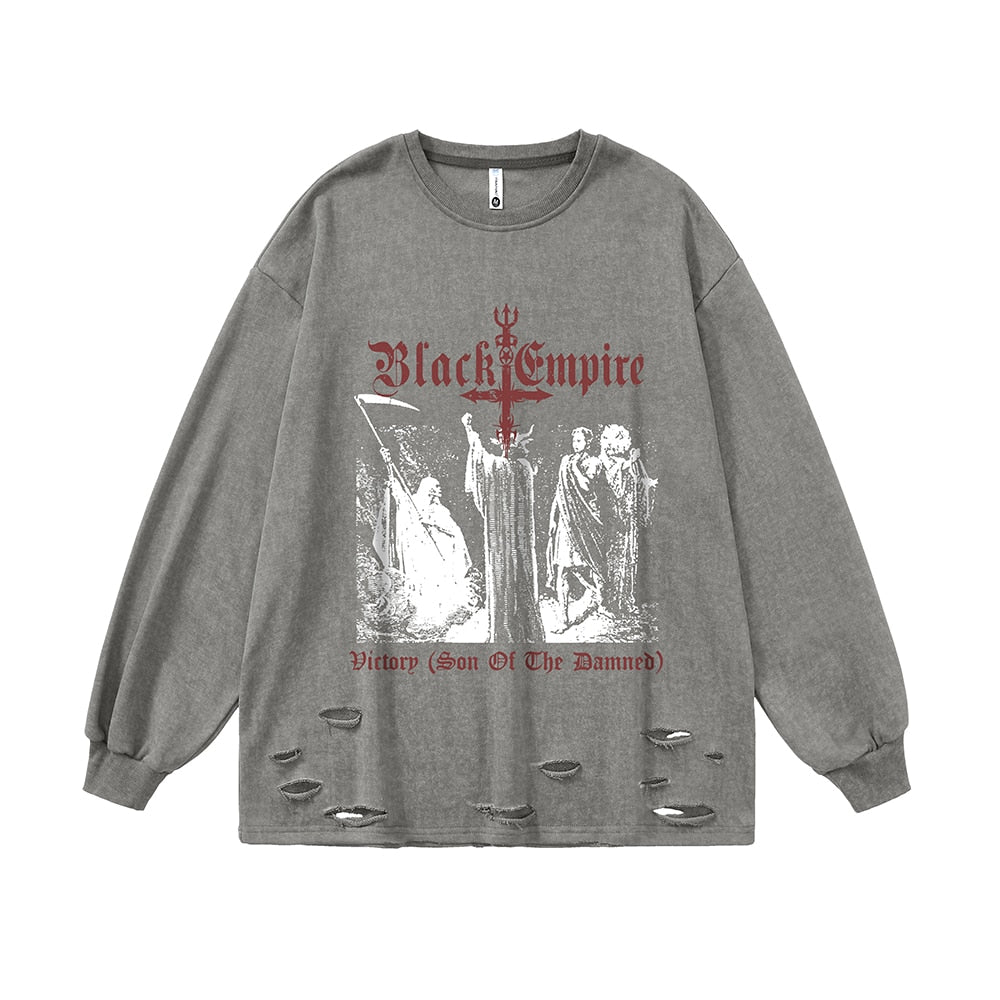 Black Empire Ripped T-Shirts