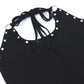 Y2K Gothic Black Halter Camis