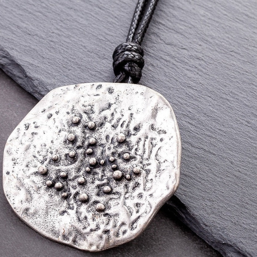 Gothic Silver Beads Choker