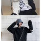 Black Gothic Japanese Streetwear Hip Hop Sweatshirt