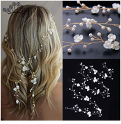 Simulated Pearl Long Tassel