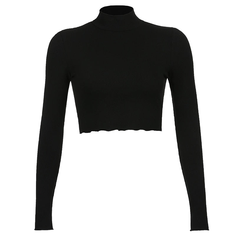 Gothic Heart Embroidery Crop Top