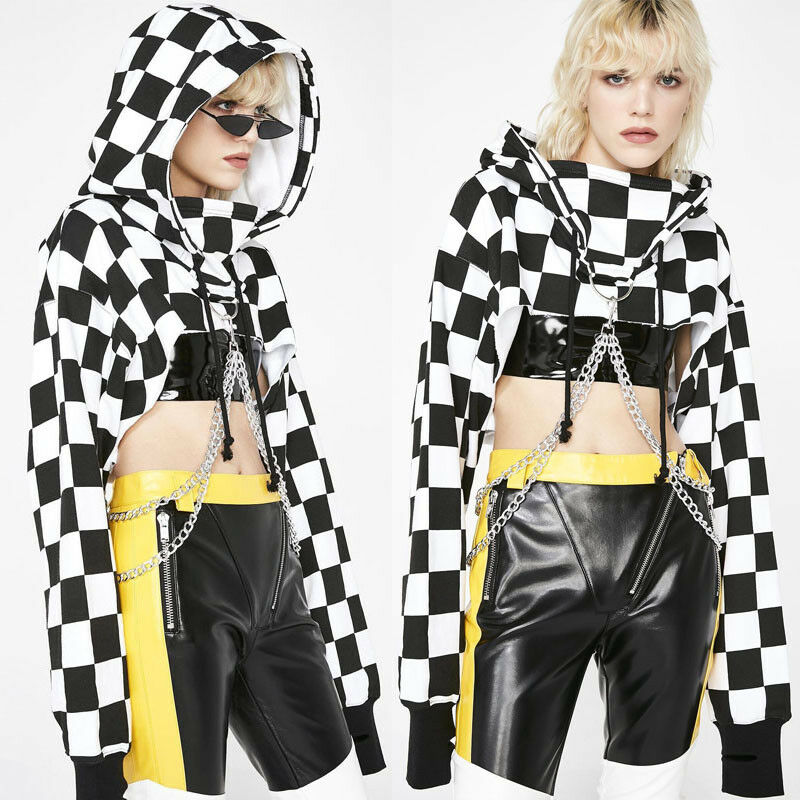 Retro Gothic Chain Crop Top