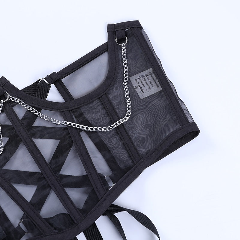 Sexy Gothic Corset Top