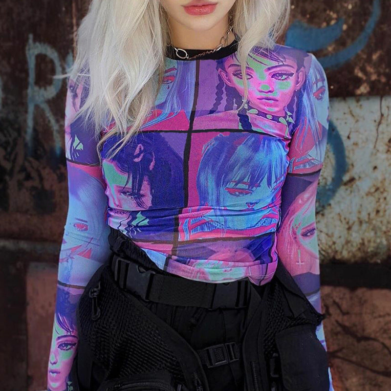 Gothic Harajuku Crop Tops