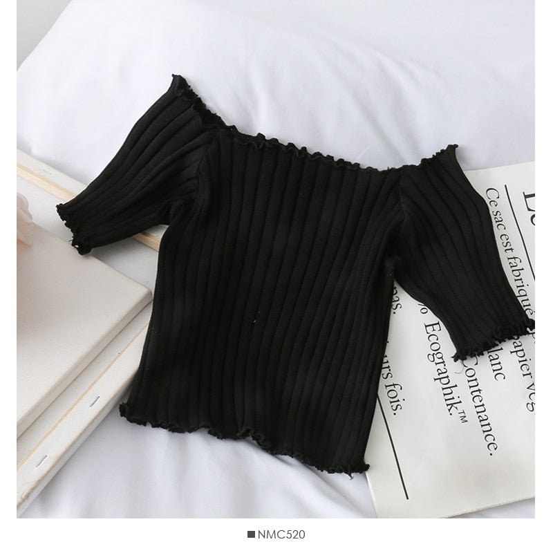 Stylish Square Neck Crop Top