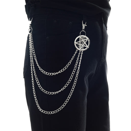 Trouser/Pant Chains with Harajuku Star Pendant