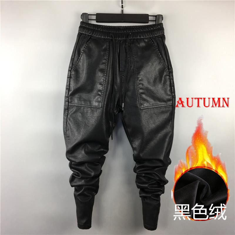 Edgy and rebellious harem pants with a Gothic twist