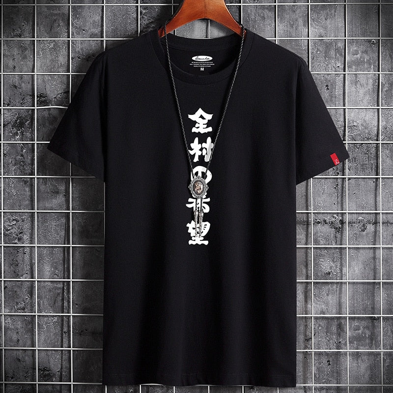 "Gothic manga-inspired graphic tee for an alternative and rebellious look