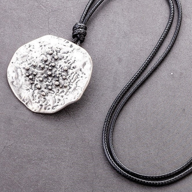 Gothic Silver Beads Choker