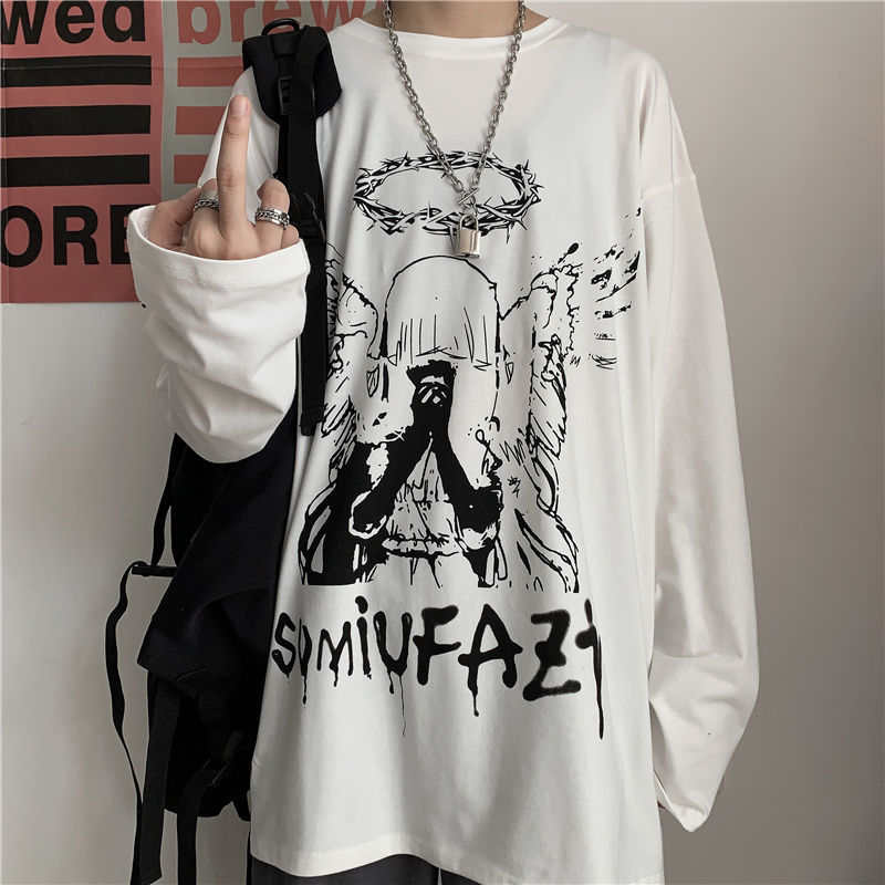 Baggy Korean Trendy BF Plus Tops