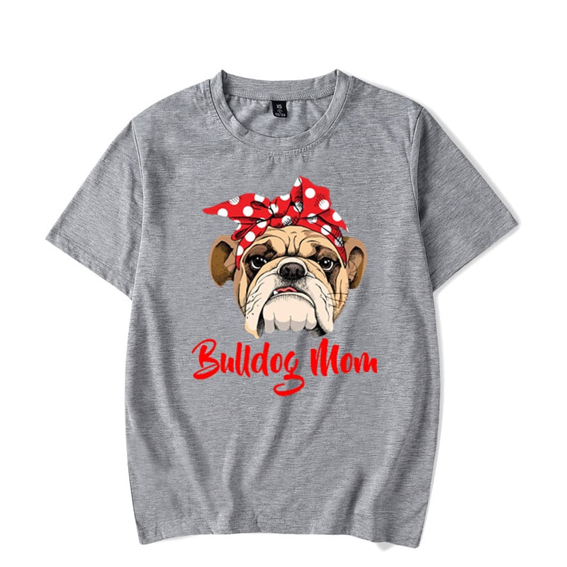 Funny Bulldog Mom T-Shirt