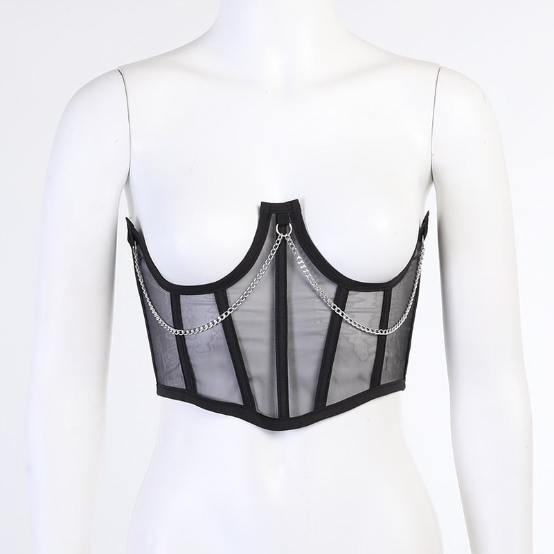 Sexy Gothic Corset Top