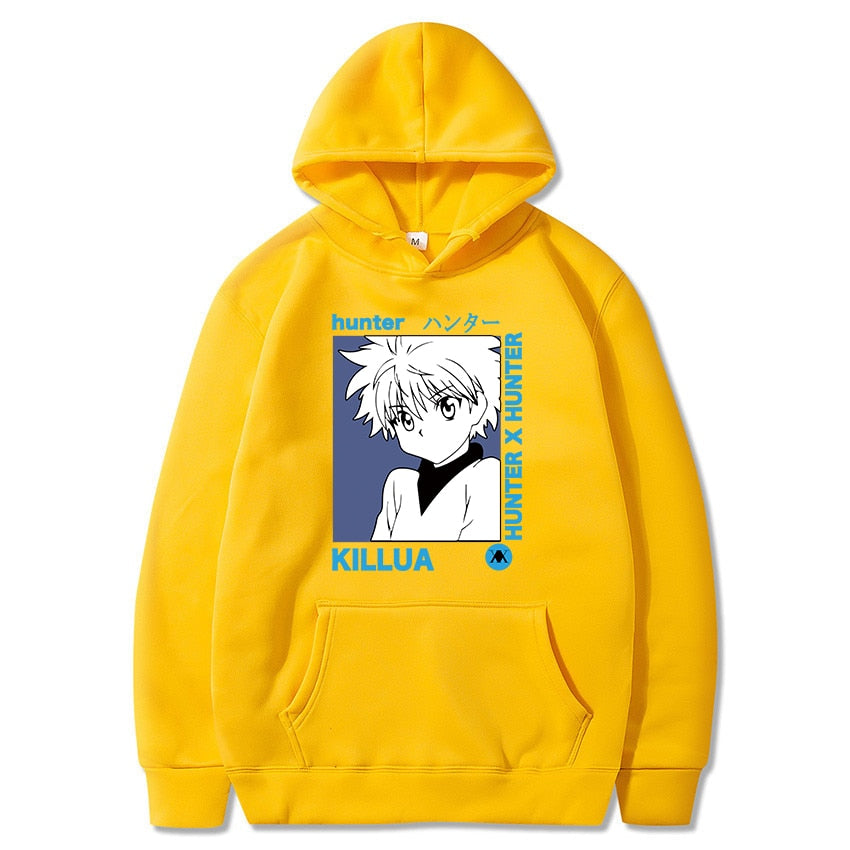 Make a statement with our Hunter X Hunter Killua Hoodie, crafted with attention to detail and quality."