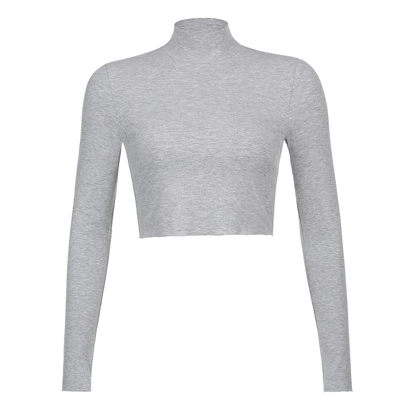 Gothic Heart Embroidery Crop Top