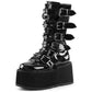 Gothic Mid Calf Boots for Women