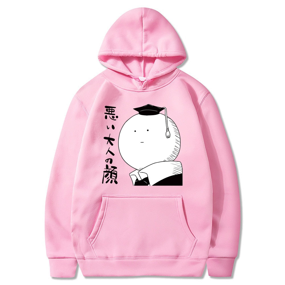 Anime-inspired Assassination Classroom hoodie featuring Korosensei character
