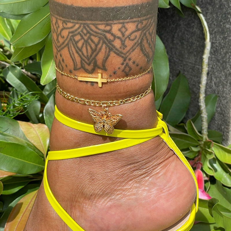 Cute Butterfly Anklets