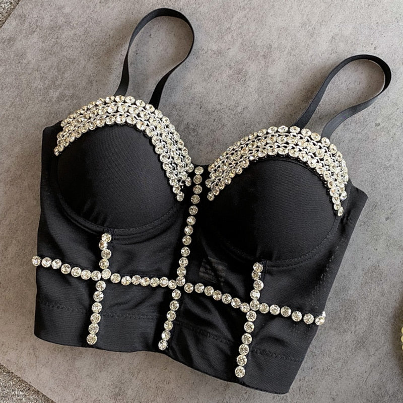 Gothic Flower Embroidery Lace Corset Top