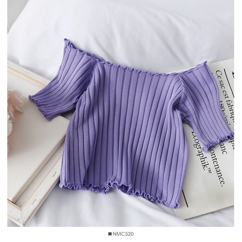 Stylish Square Neck Crop Top