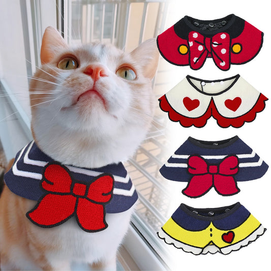 Cat Clothes Costume Pet Cat Puppy Accessories Scarf Collar