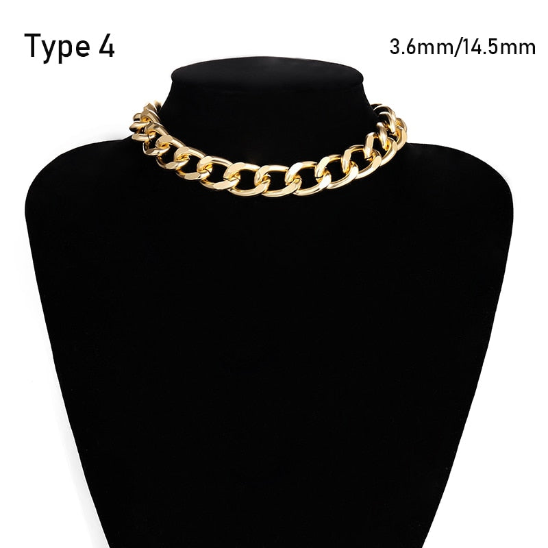 Gothic Thick Chain Choker