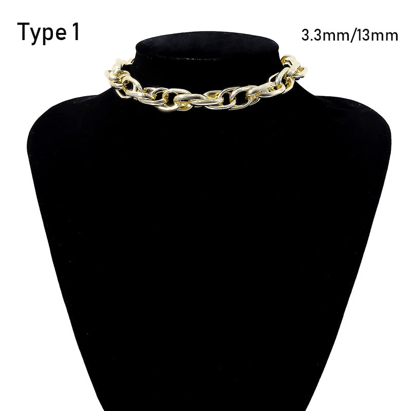 Gothic Thick Chain Choker