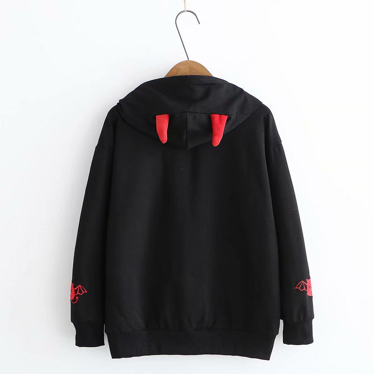 Harajuku Hoodies with Little Devil Horns