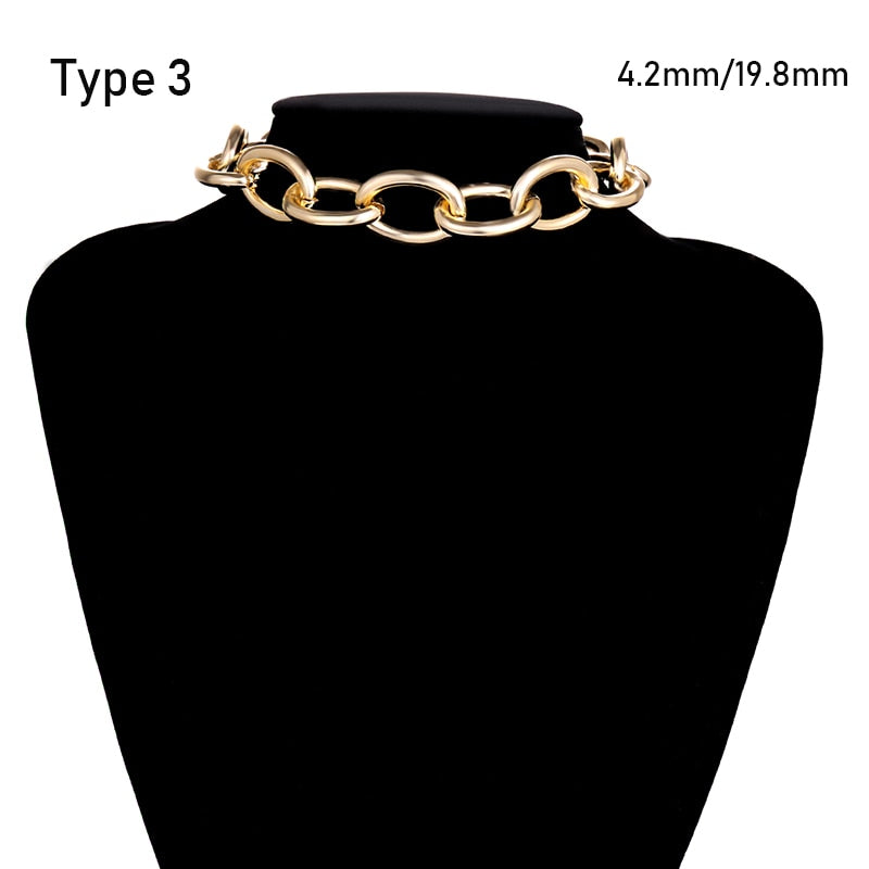 Gothic Thick Chain Choker