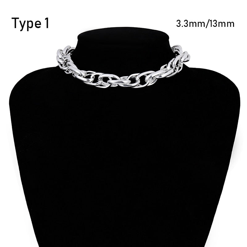 Gothic Thick Chain Choker