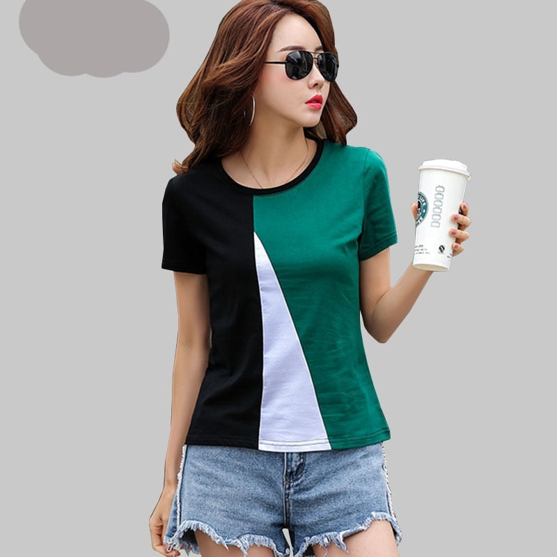Summer Cotton T-shirt for Women