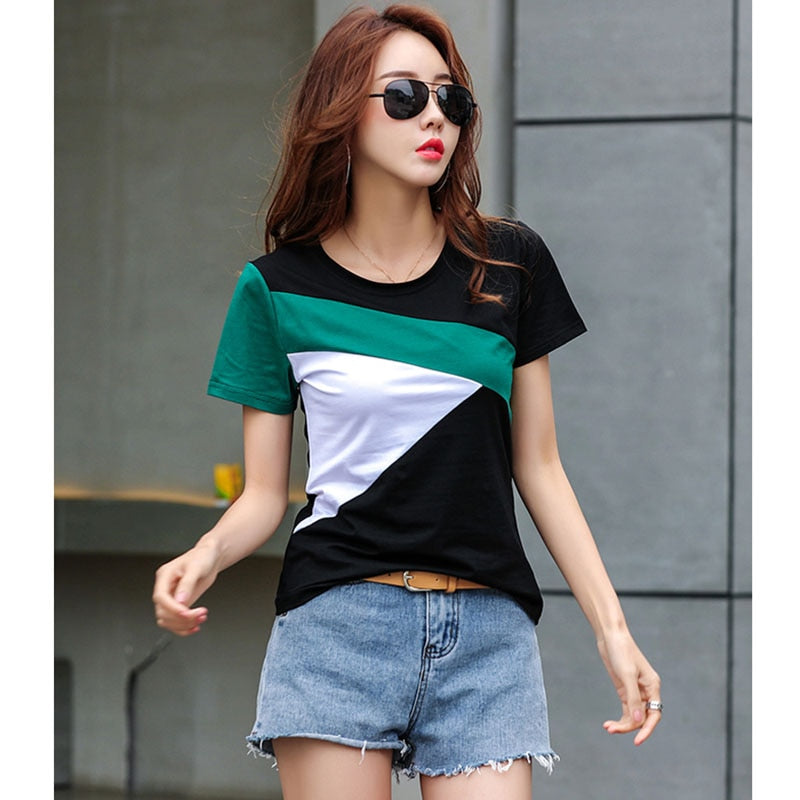 Summer Cotton T-shirt for Women