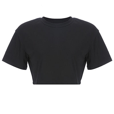 Gothic Casual Loose Crop Top