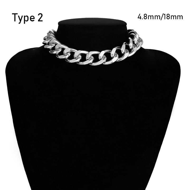 Gothic Thick Chain Choker