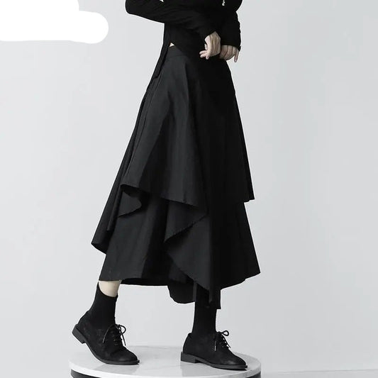 Japanese Gothic Irregular Skirt