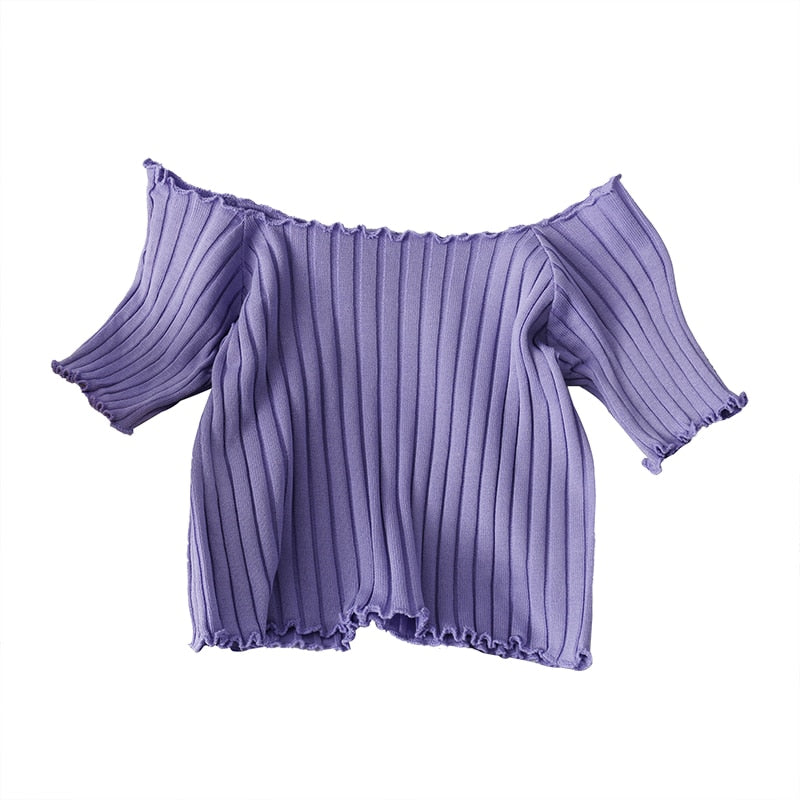 Stylish Square Neck Crop Top
