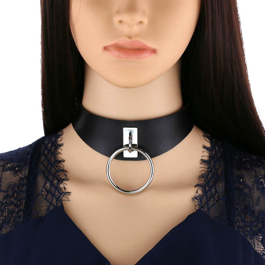 Leather Gothic choker