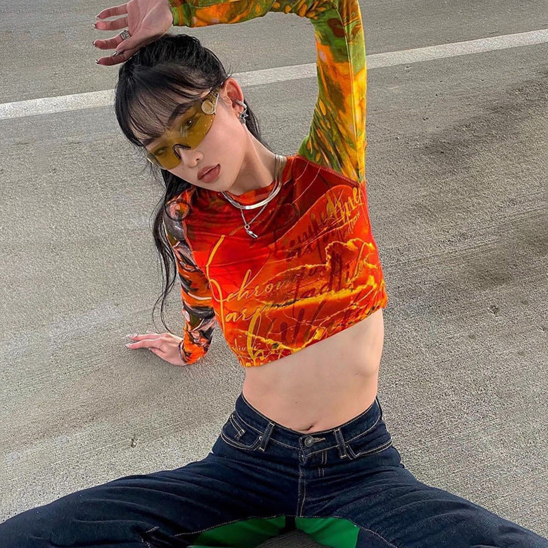 Gothic Harajuku Crop Tops