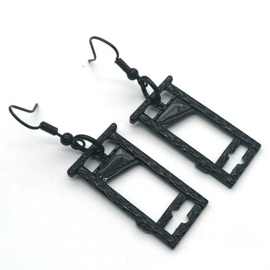 Gothic Guillotine Earrings Personalized  Gift