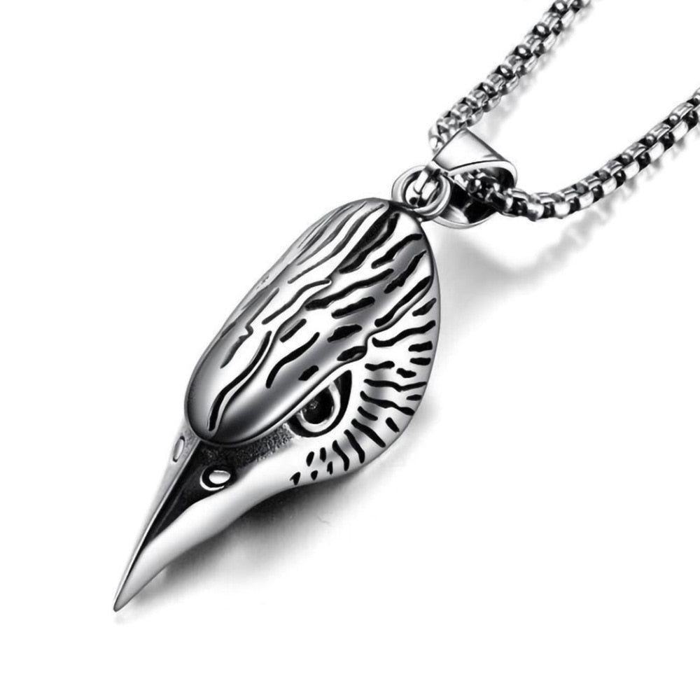 Gothic Eagle Pendant Necklace For Men