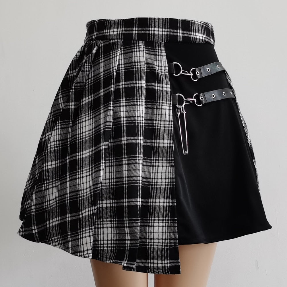 Gothic Sweet Women Pleated Skirt