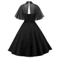 Elegant Vintage Gothic Strap Dress