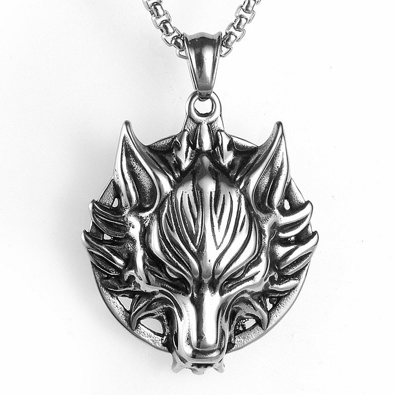 Gothic Eagle Pendant Necklace For Men